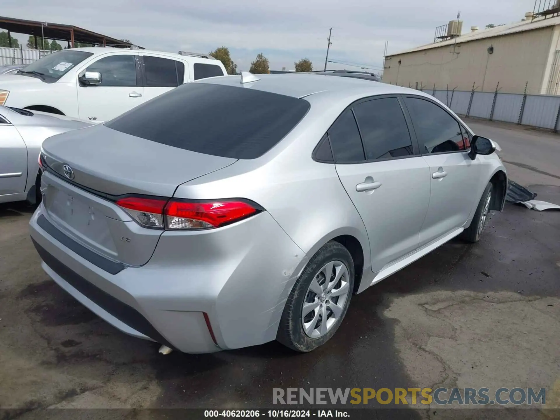 4 Фотография поврежденного автомобиля 5YFEPMAE8MP205645 TOYOTA COROLLA 2021