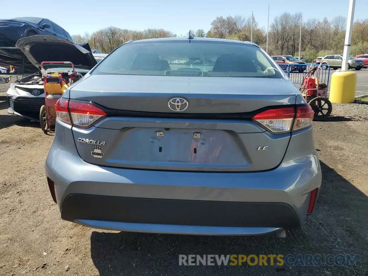 6 Photograph of a damaged car 5YFEPMAE8MP213874 TOYOTA COROLLA 2021