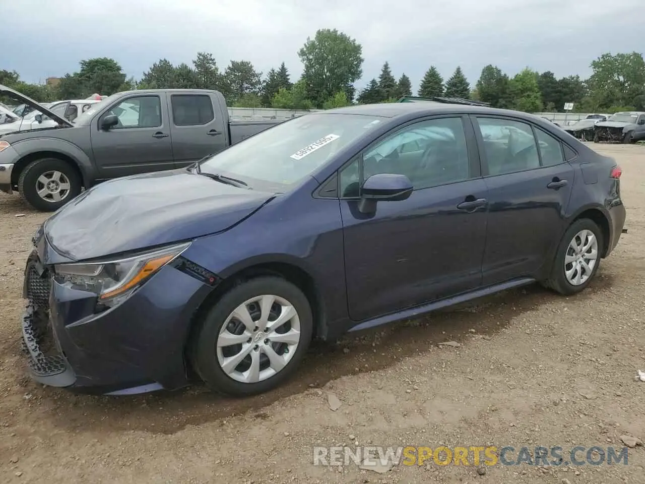 1 Photograph of a damaged car 5YFEPMAE8MP214961 TOYOTA COROLLA 2021