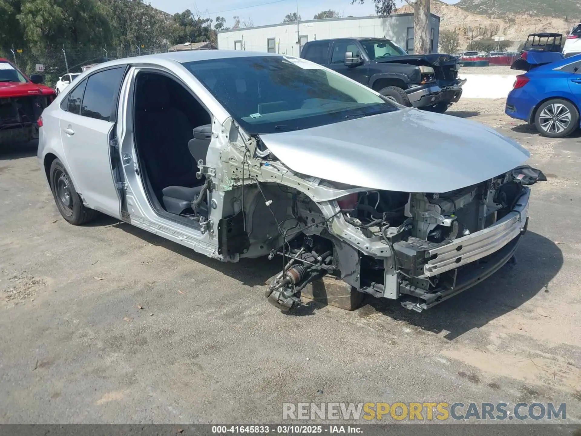 1 Photograph of a damaged car 5YFEPMAE8MP214975 TOYOTA COROLLA 2021