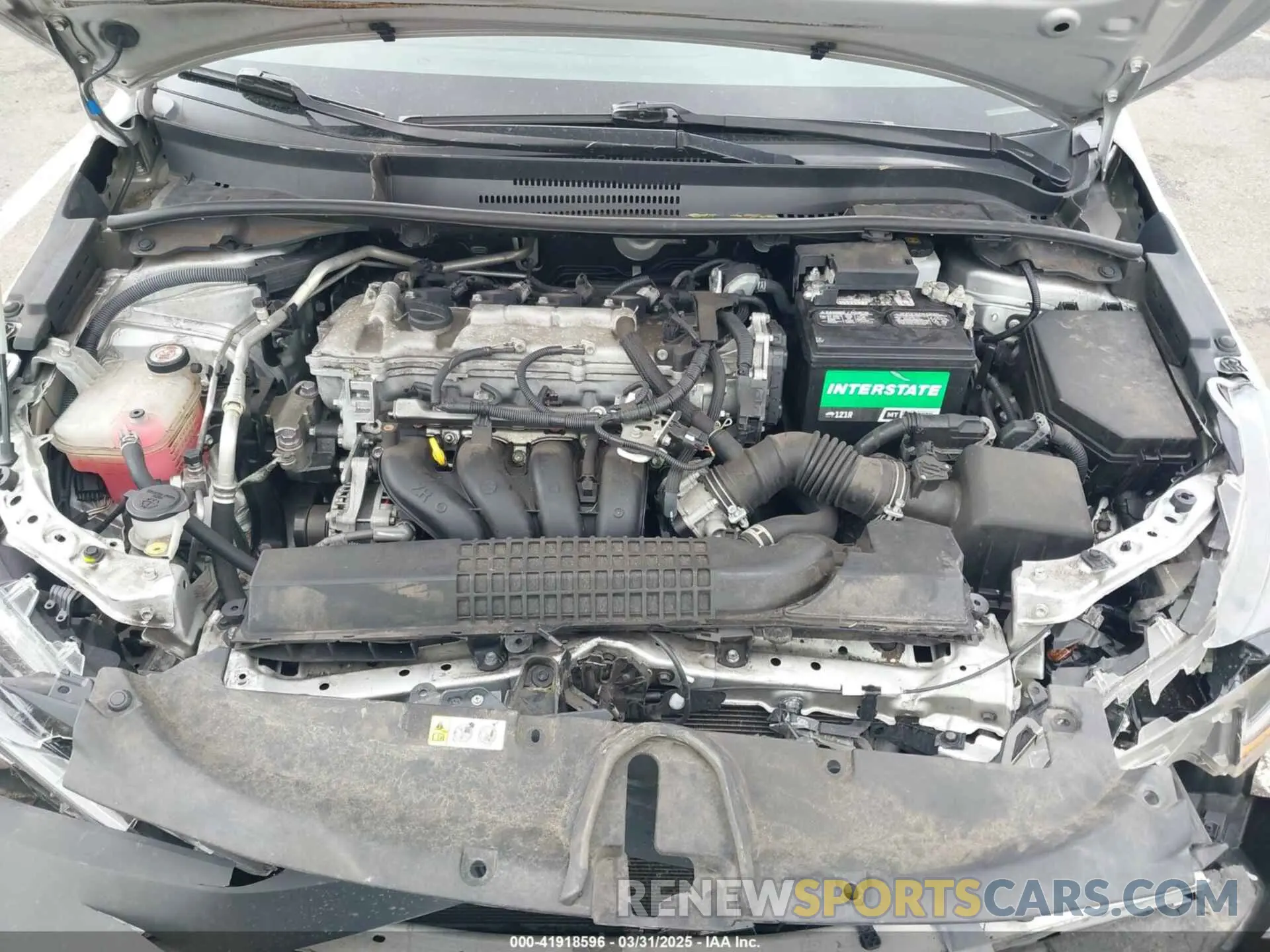 10 Фотография поврежденного автомобиля 5YFEPMAE8MP219500 TOYOTA COROLLA 2021