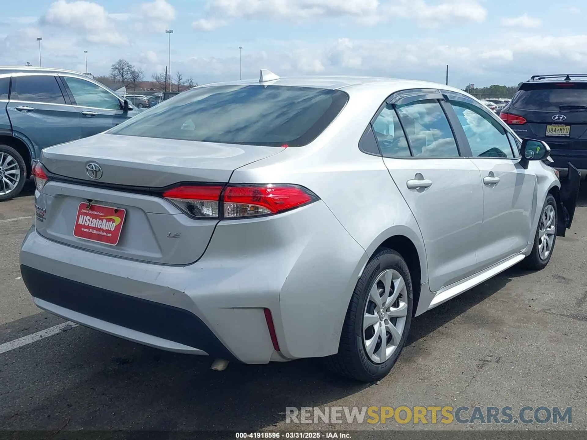 4 Фотография поврежденного автомобиля 5YFEPMAE8MP219500 TOYOTA COROLLA 2021