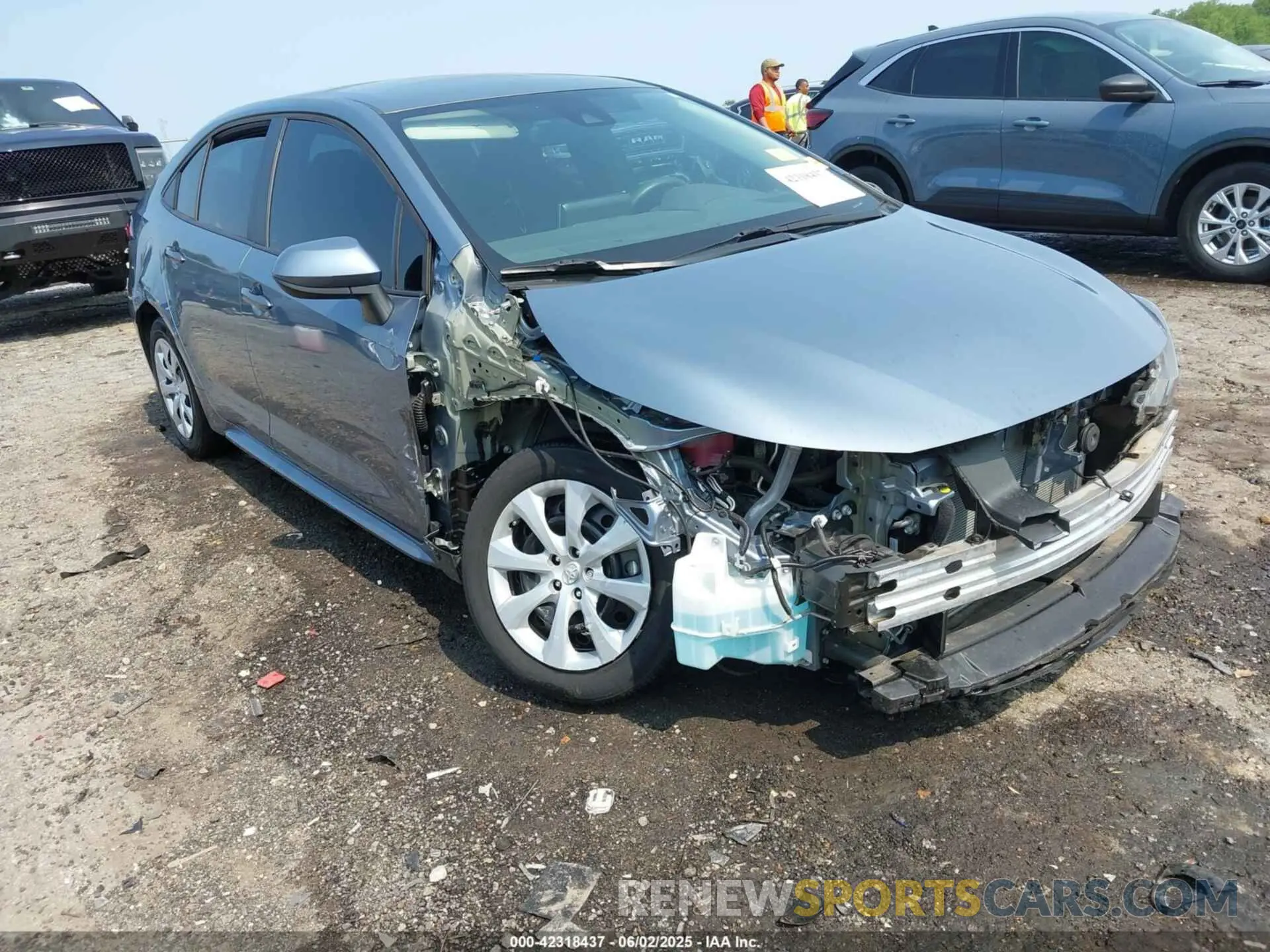1 Фотография поврежденного автомобиля 5YFEPMAE8MP225491 TOYOTA COROLLA 2021