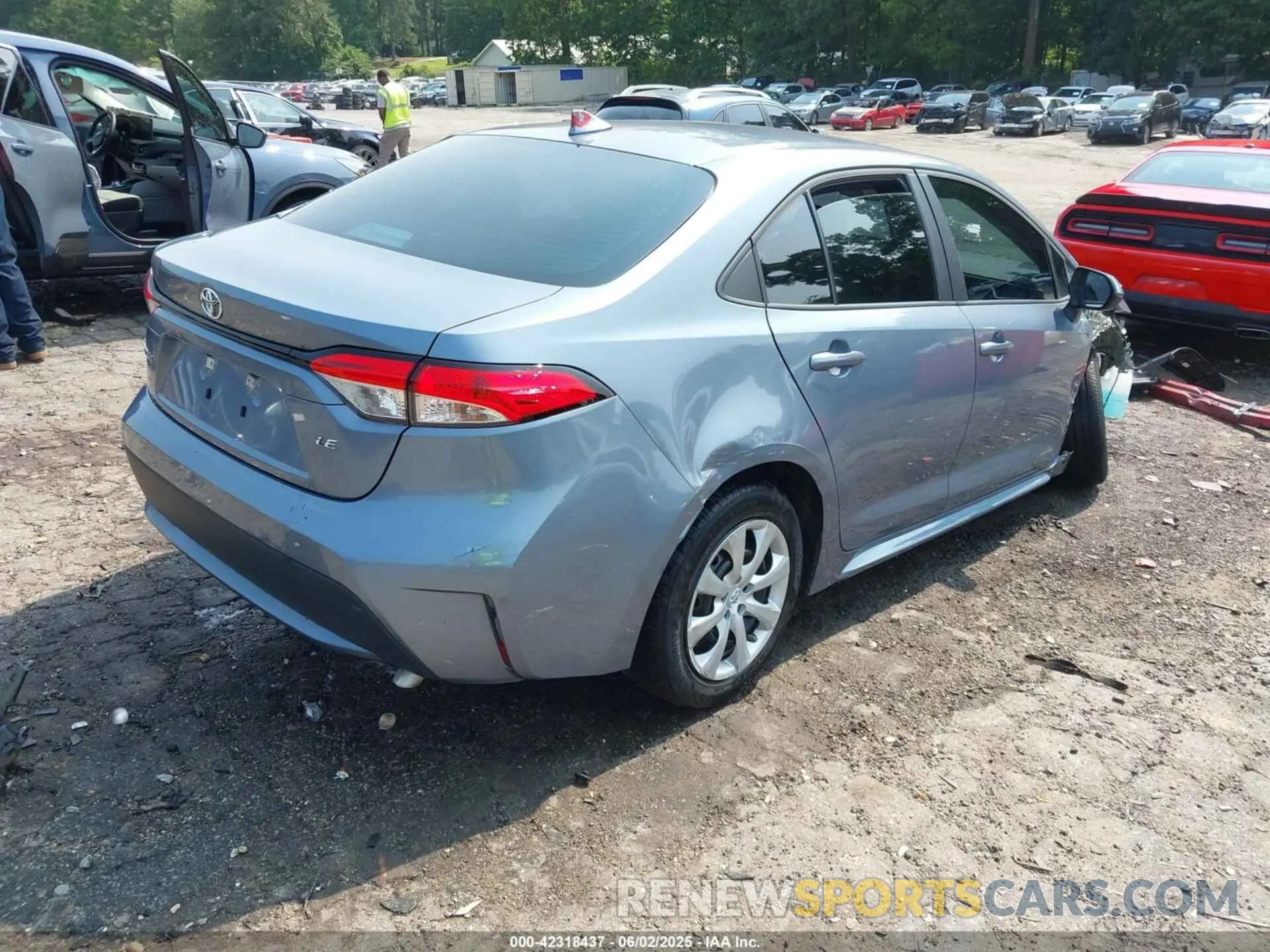 4 Фотография поврежденного автомобиля 5YFEPMAE8MP225491 TOYOTA COROLLA 2021