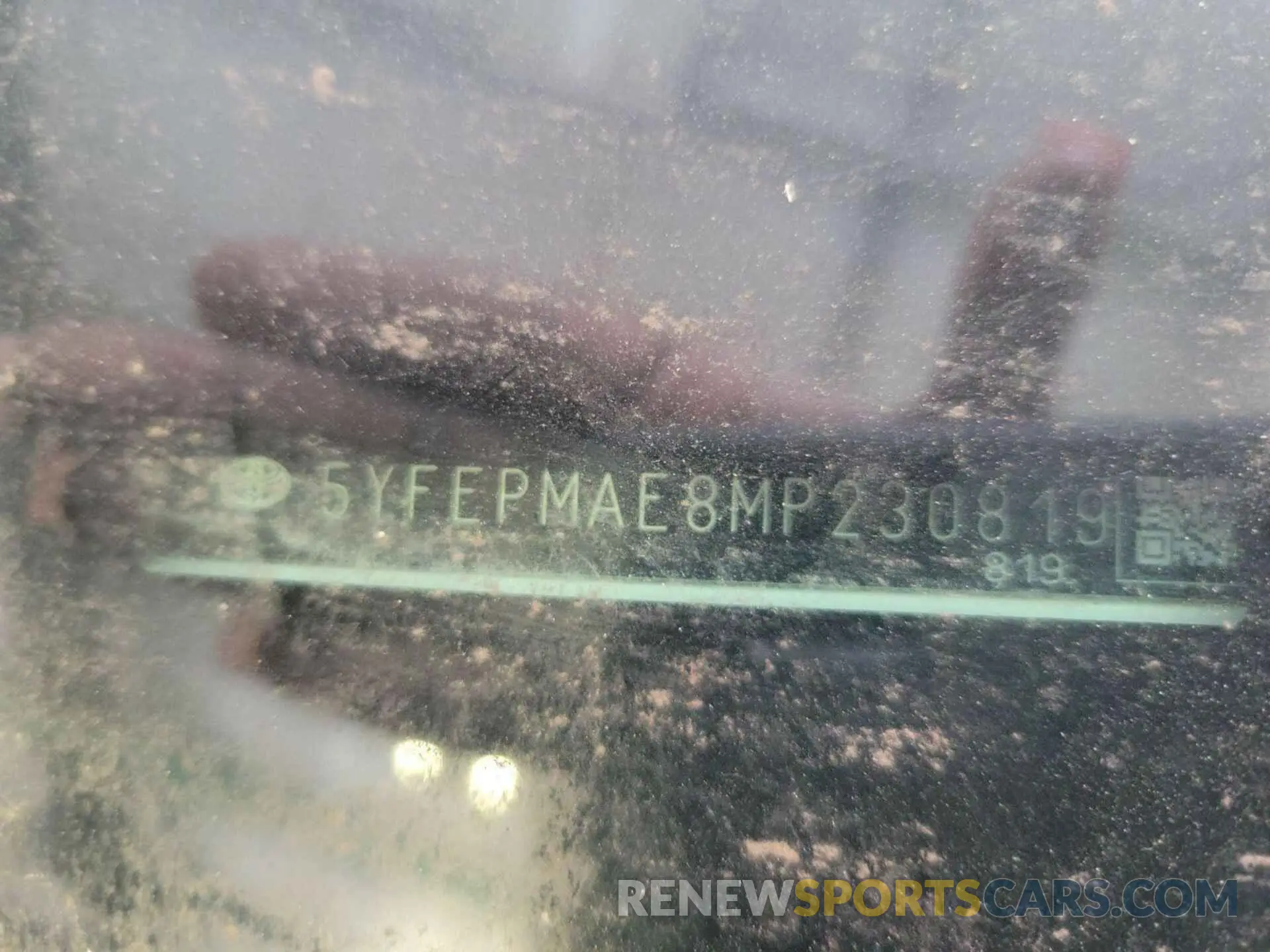 10 Фотография поврежденного автомобиля 5YFEPMAE8MP230819 TOYOTA COROLLA 2021
