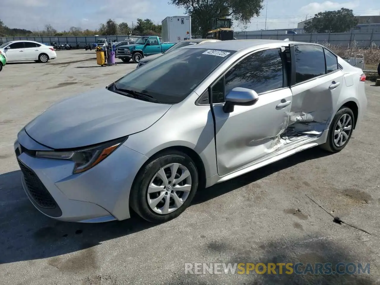 1 Photograph of a damaged car 5YFEPMAE8MP231565 TOYOTA COROLLA 2021