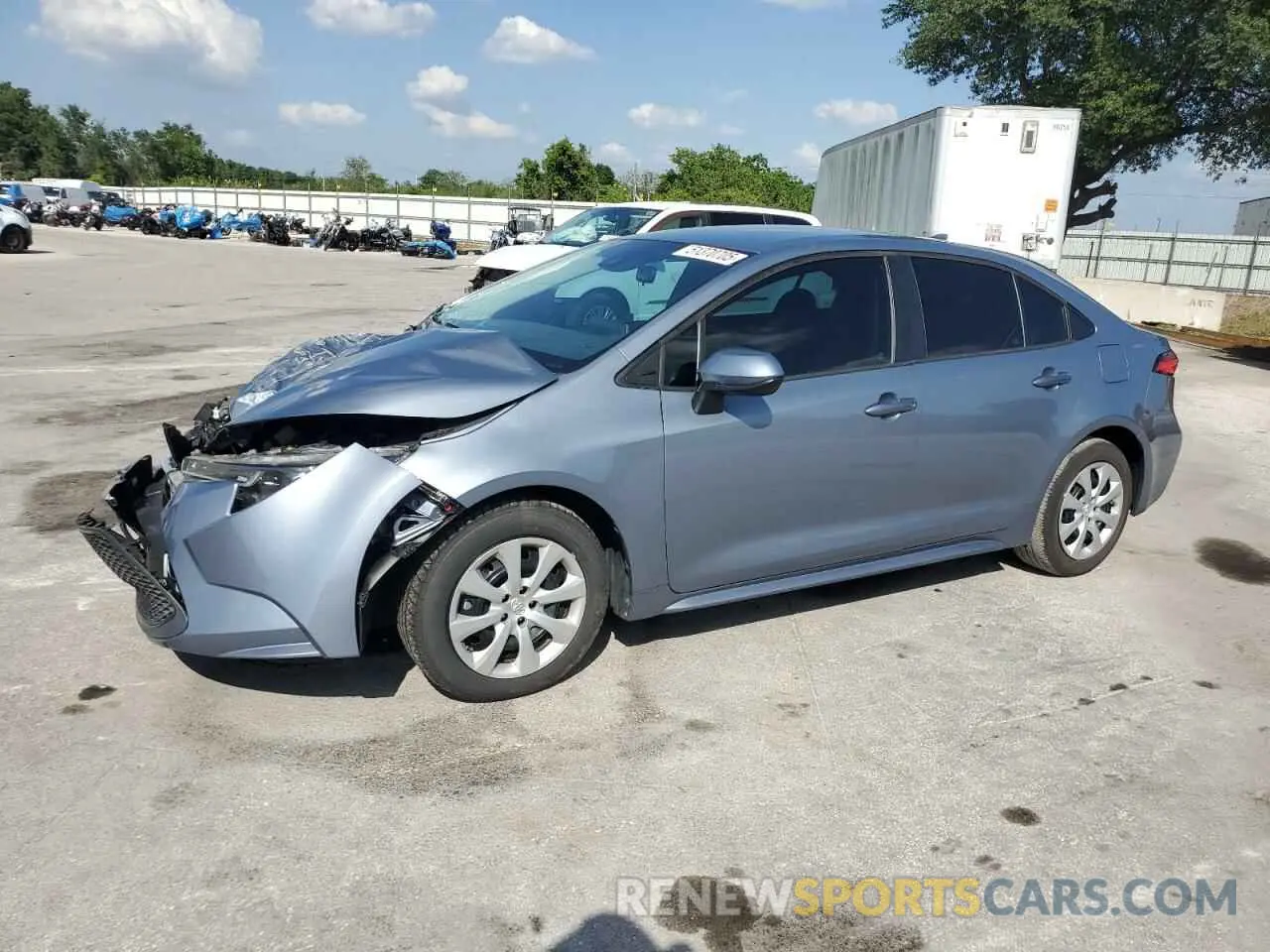 1 Photograph of a damaged car 5YFEPMAE8MP236376 TOYOTA COROLLA 2021