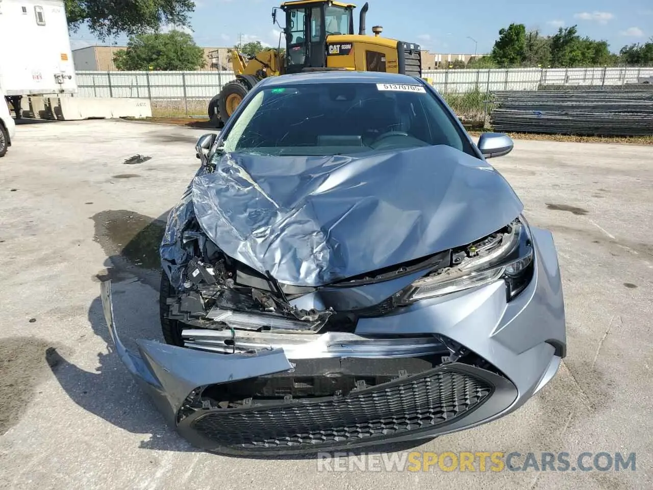 5 Photograph of a damaged car 5YFEPMAE8MP236376 TOYOTA COROLLA 2021
