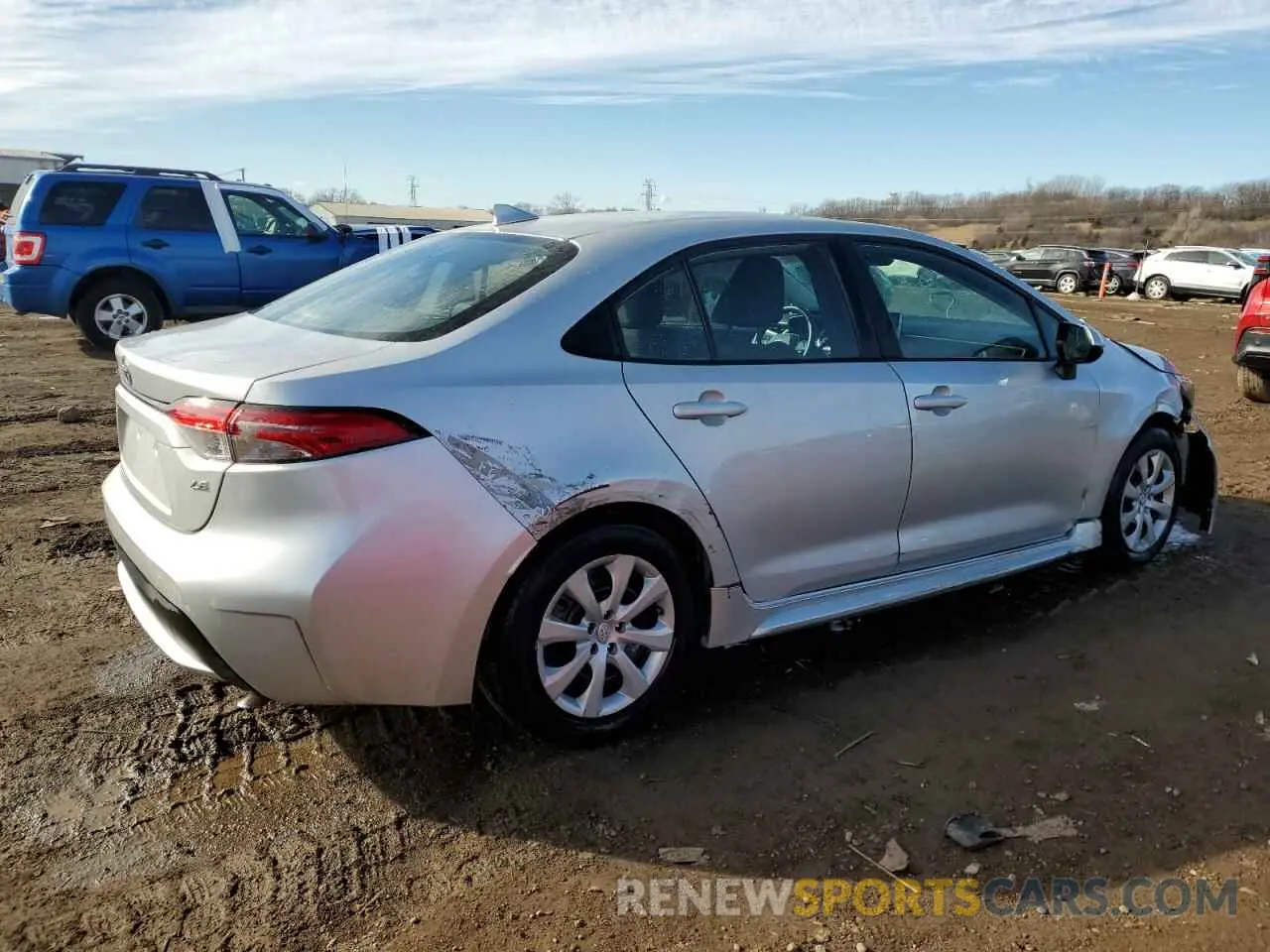 3 Фотография поврежденного автомобиля 5YFEPMAE8MP240895 TOYOTA COROLLA 2021