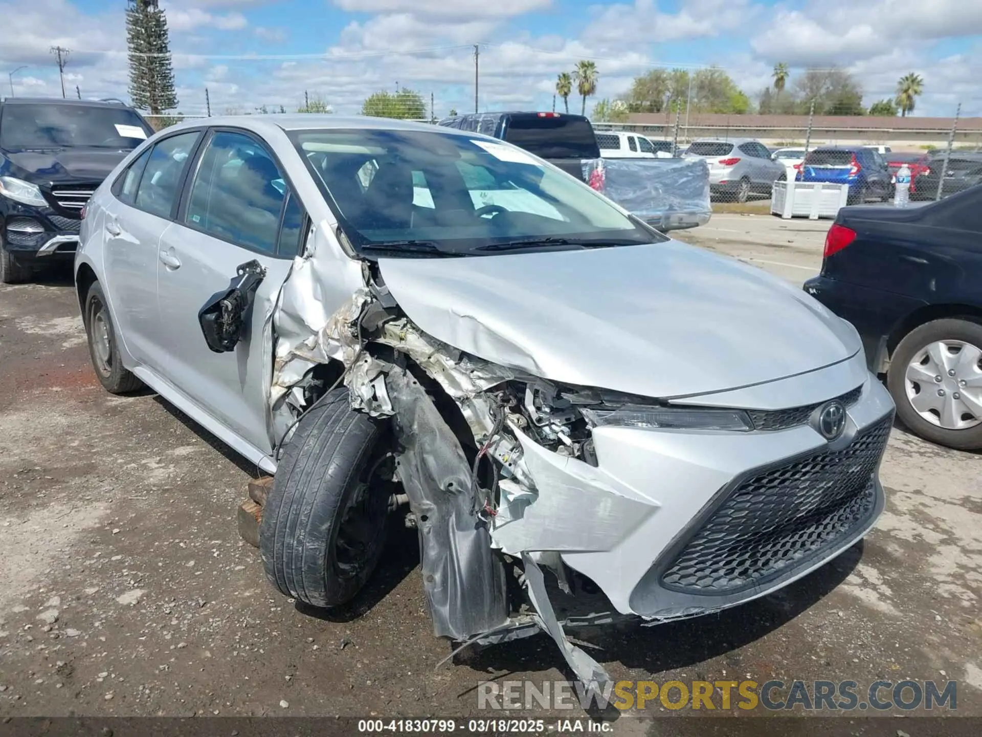 1 Фотография поврежденного автомобиля 5YFEPMAE8MP245580 TOYOTA COROLLA 2021