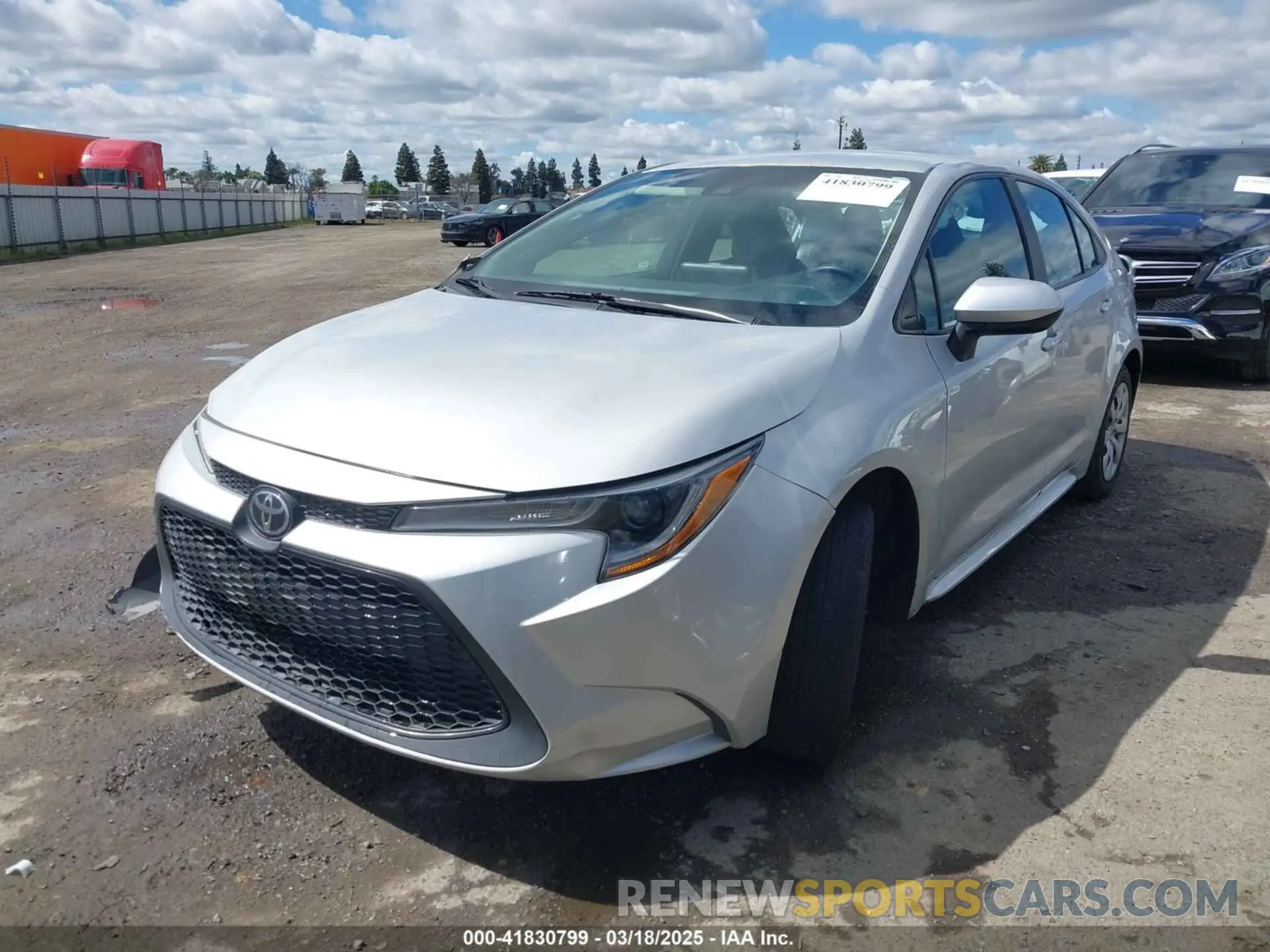 2 Фотография поврежденного автомобиля 5YFEPMAE8MP245580 TOYOTA COROLLA 2021