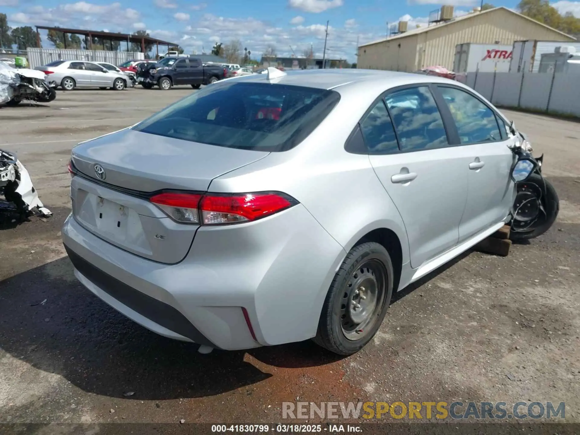 4 Фотография поврежденного автомобиля 5YFEPMAE8MP245580 TOYOTA COROLLA 2021