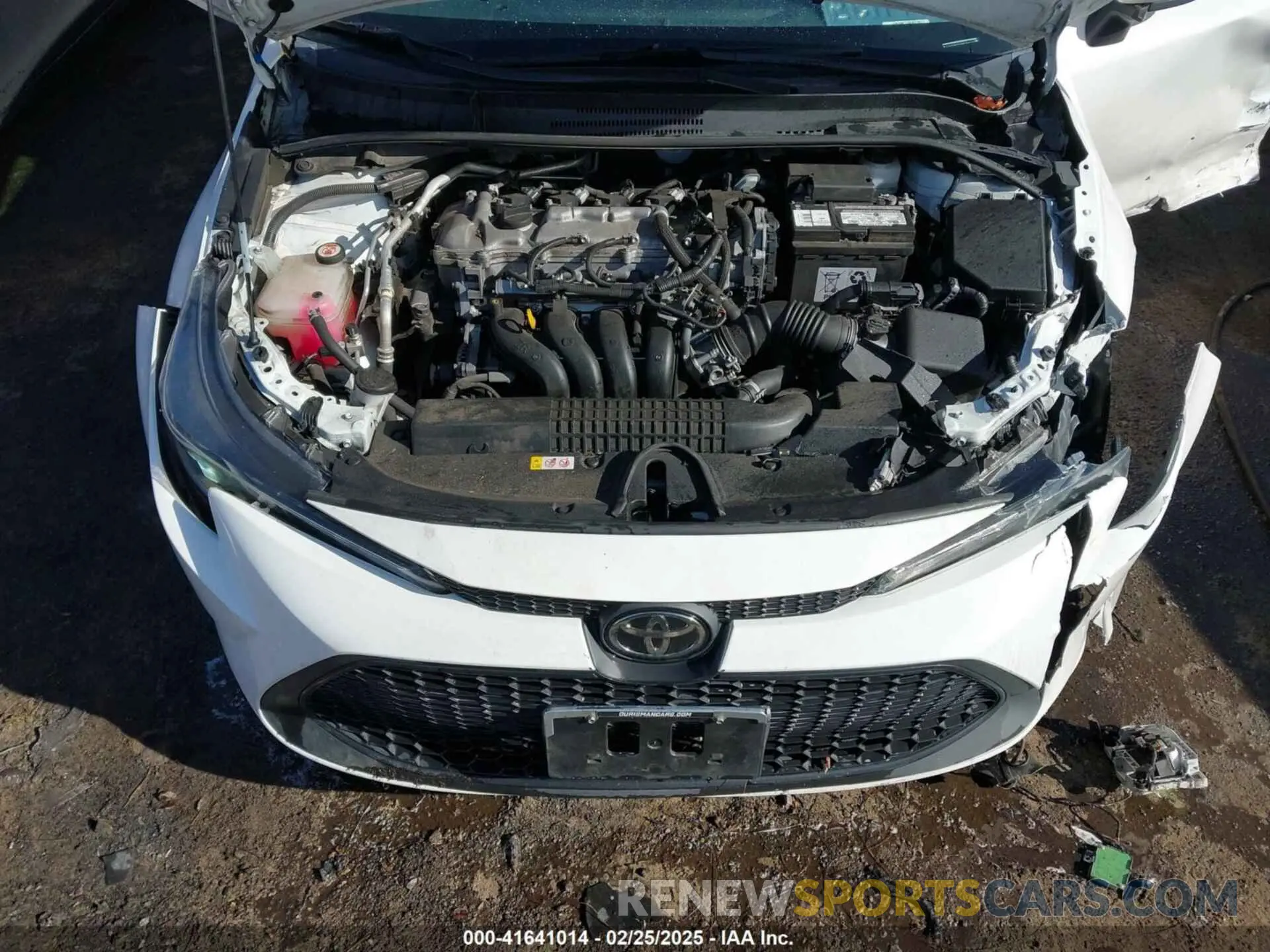 10 Photograph of a damaged car 5YFEPMAE8MP266980 TOYOTA COROLLA 2021