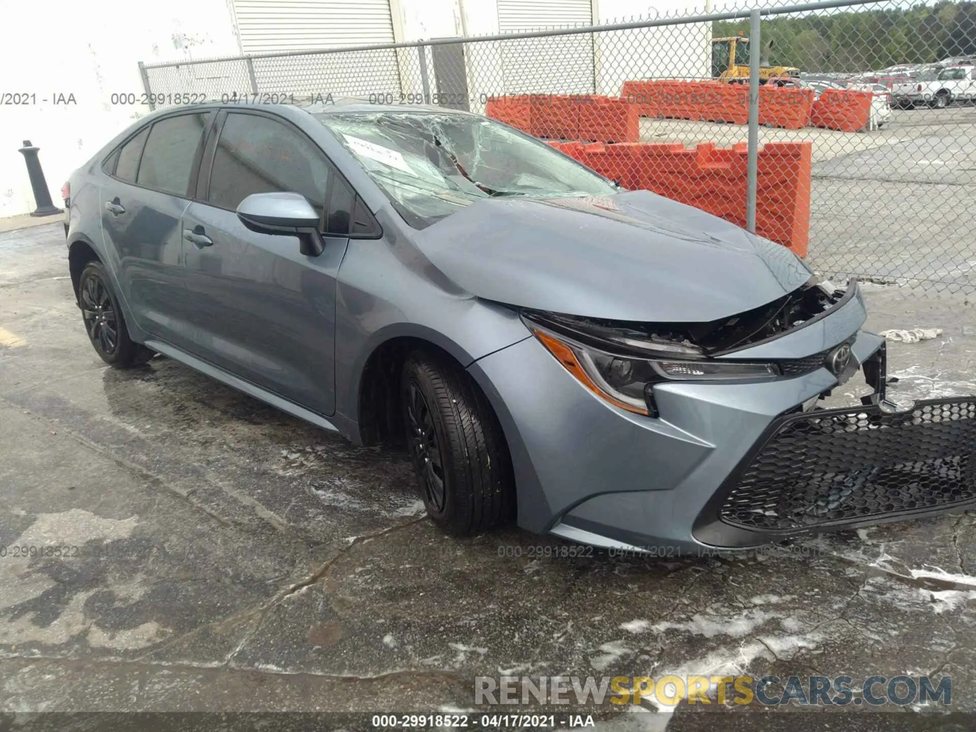 1 Photograph of a damaged car 5YFEPMAE9MP151014 TOYOTA COROLLA 2021