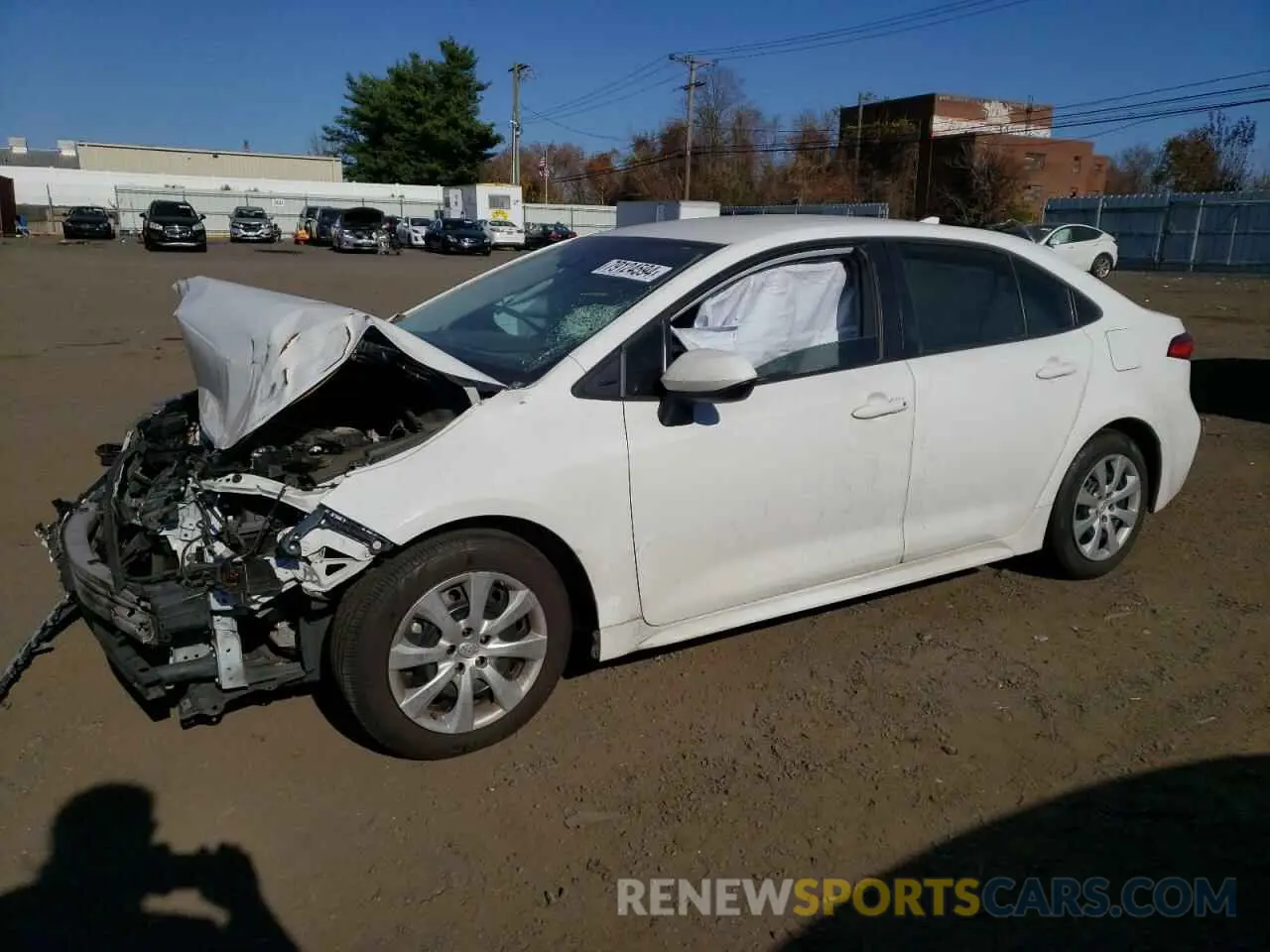 1 Фотография поврежденного автомобиля 5YFEPMAE9MP153989 TOYOTA COROLLA 2021