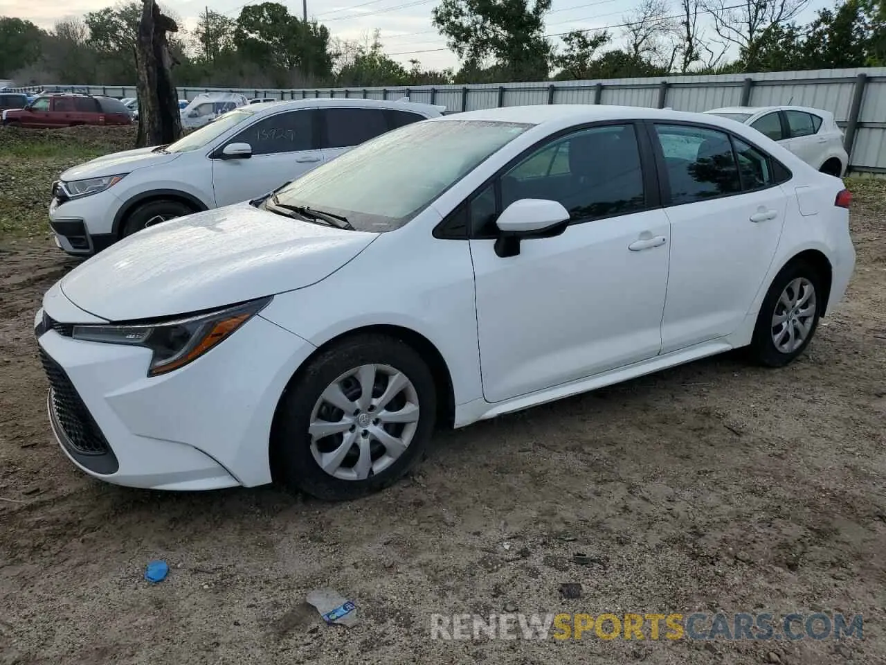 1 Photograph of a damaged car 5YFEPMAE9MP155760 TOYOTA COROLLA 2021
