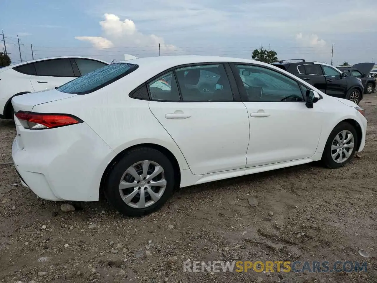 3 Photograph of a damaged car 5YFEPMAE9MP155760 TOYOTA COROLLA 2021