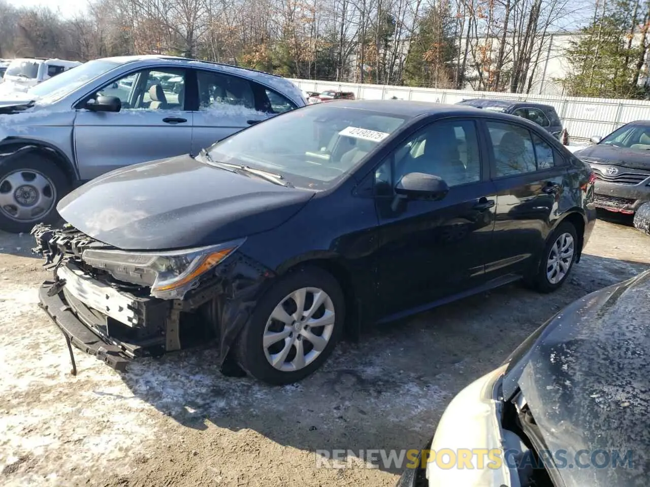 1 Photograph of a damaged car 5YFEPMAE9MP162269 TOYOTA COROLLA 2021