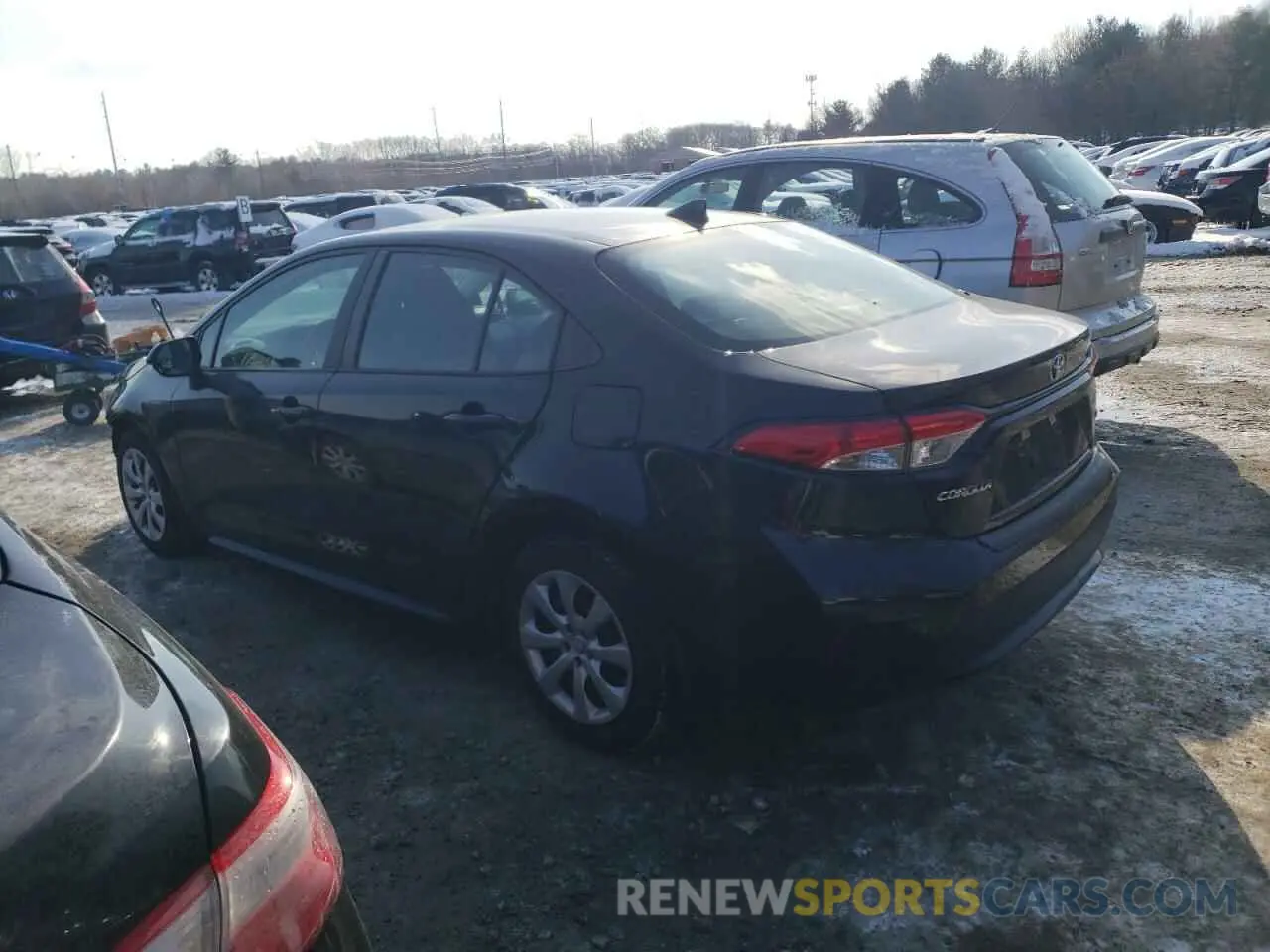 2 Photograph of a damaged car 5YFEPMAE9MP162269 TOYOTA COROLLA 2021