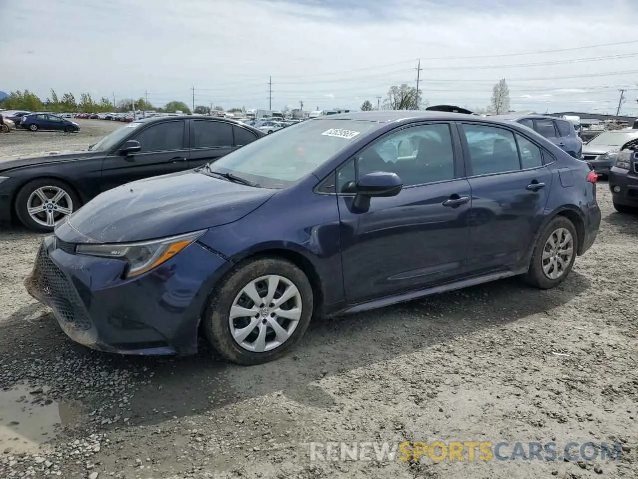 1 Photograph of a damaged car 5YFEPMAE9MP165088 TOYOTA COROLLA 2021