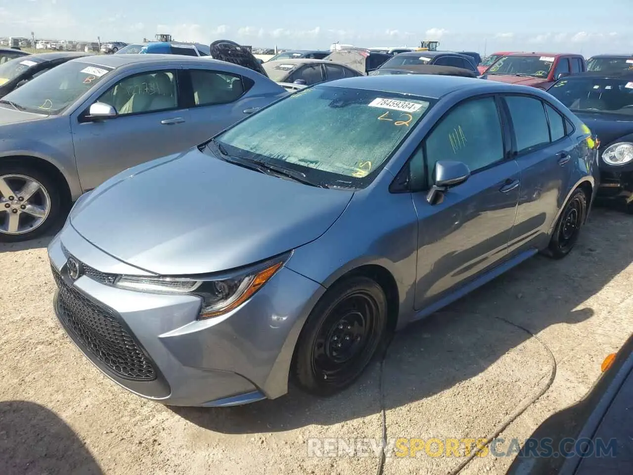 1 Photograph of a damaged car 5YFEPMAE9MP166581 TOYOTA COROLLA 2021
