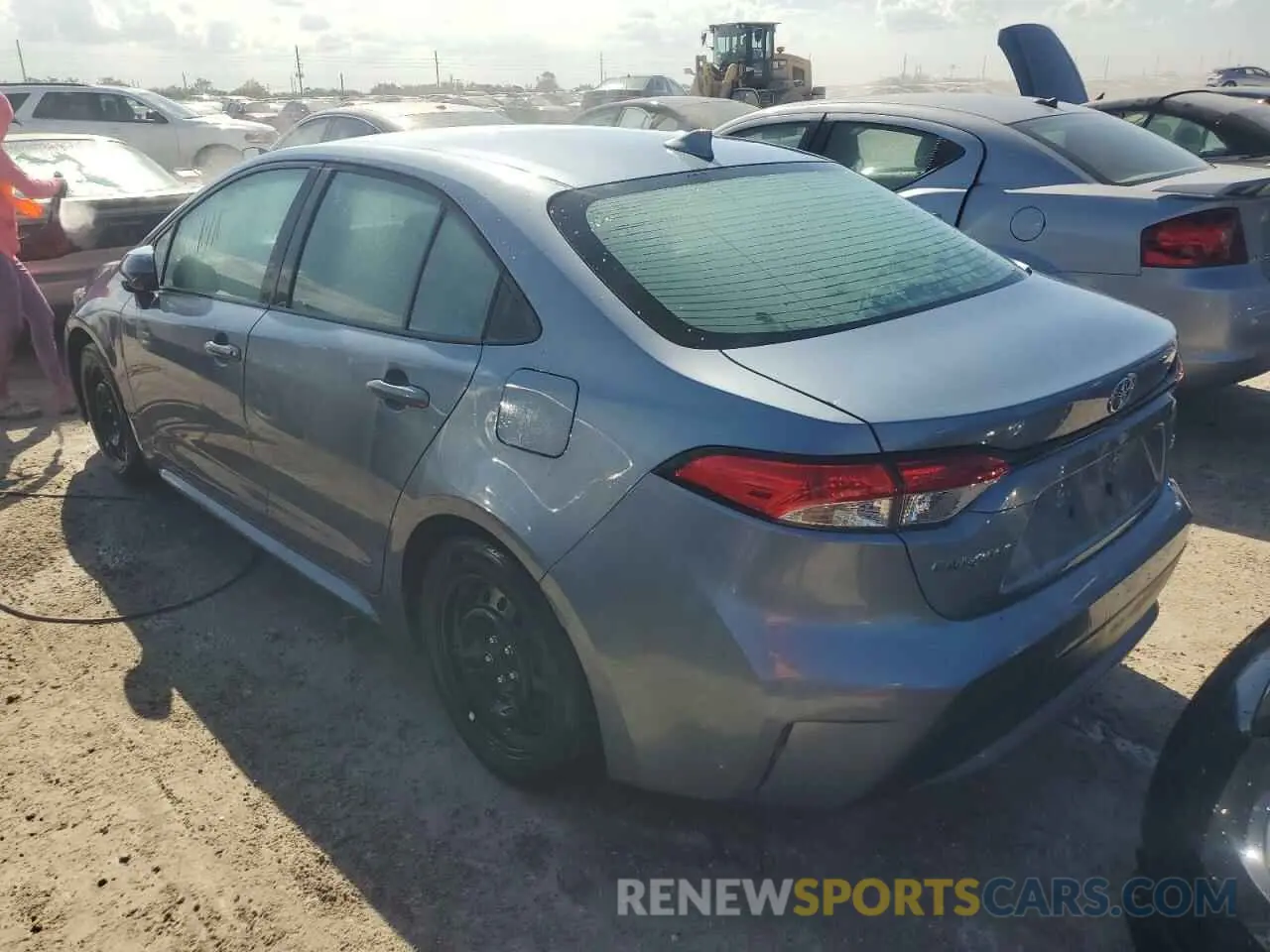 2 Photograph of a damaged car 5YFEPMAE9MP166581 TOYOTA COROLLA 2021