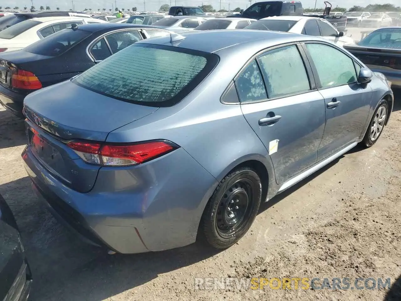 3 Photograph of a damaged car 5YFEPMAE9MP166581 TOYOTA COROLLA 2021