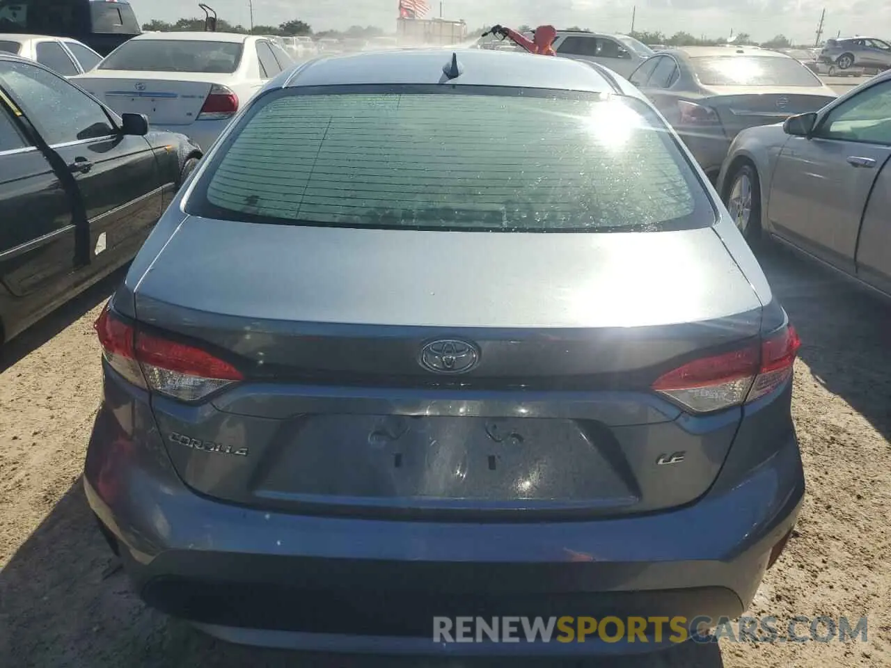 6 Photograph of a damaged car 5YFEPMAE9MP166581 TOYOTA COROLLA 2021