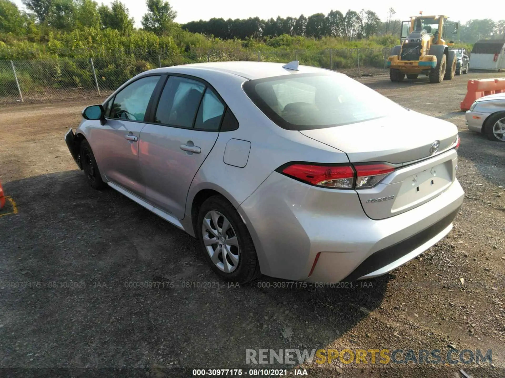 3 Фотография поврежденного автомобиля 5YFEPMAE9MP166810 TOYOTA COROLLA 2021
