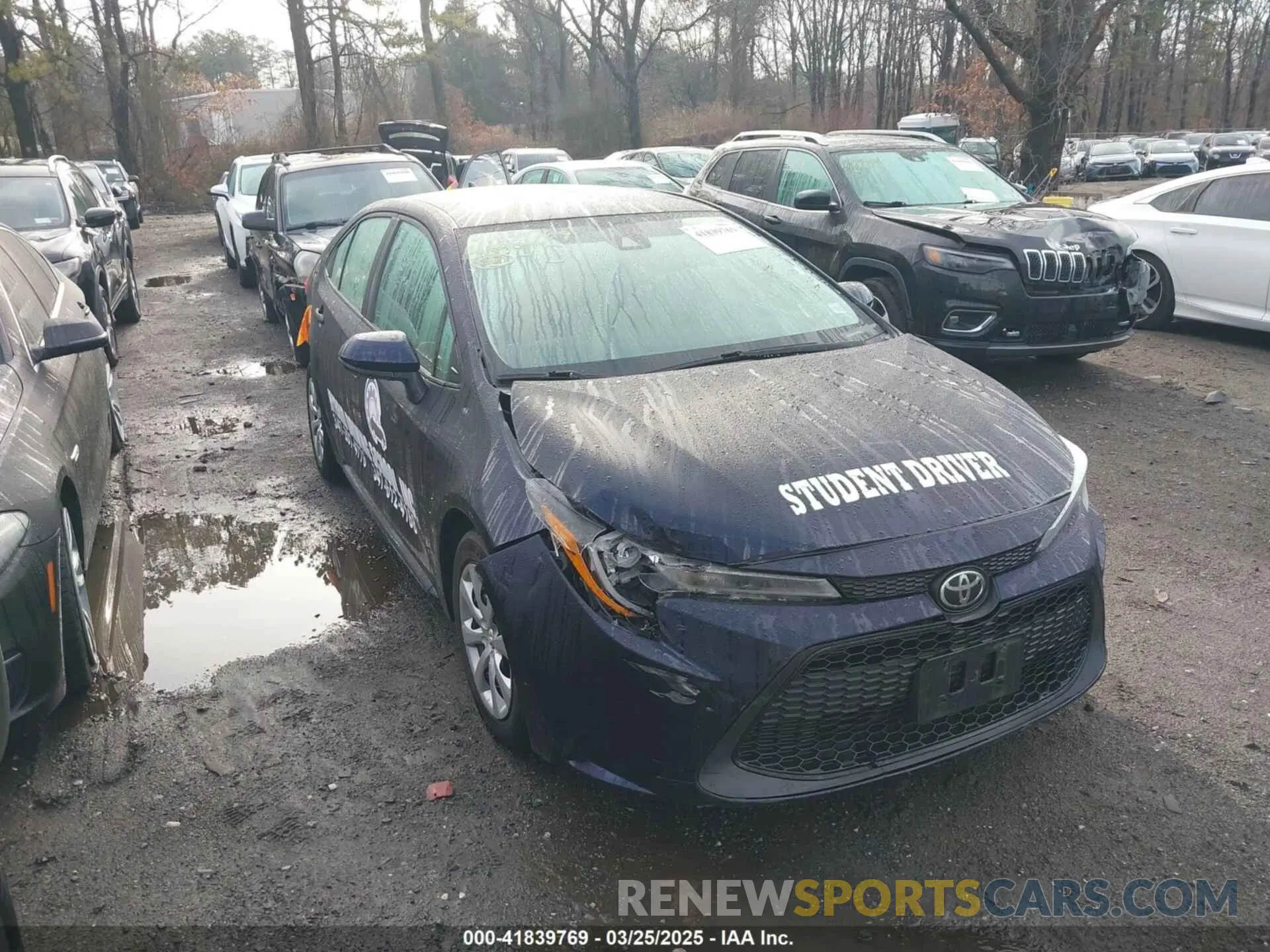 1 Фотография поврежденного автомобиля 5YFEPMAE9MP167360 TOYOTA COROLLA 2021