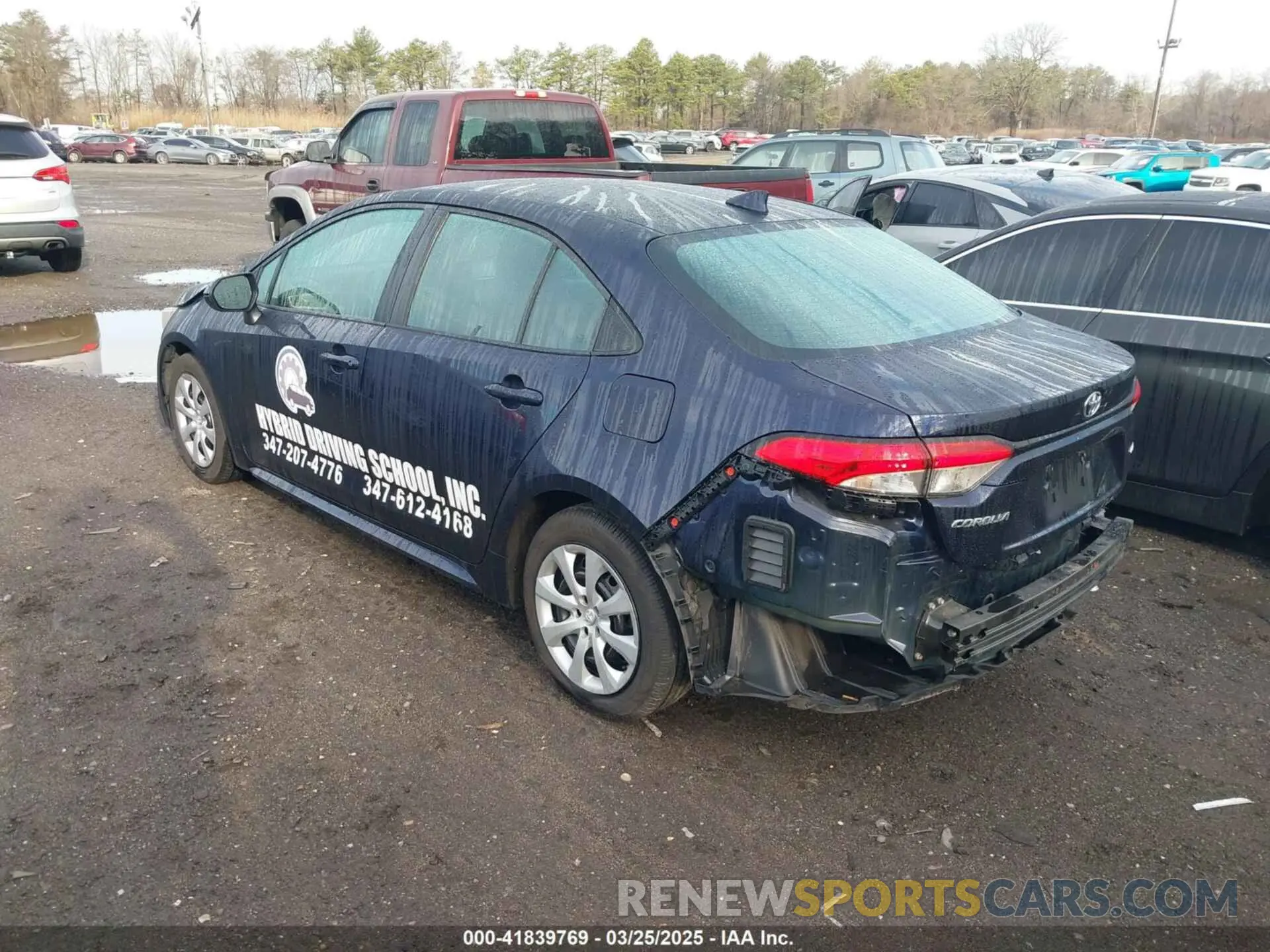 3 Фотография поврежденного автомобиля 5YFEPMAE9MP167360 TOYOTA COROLLA 2021