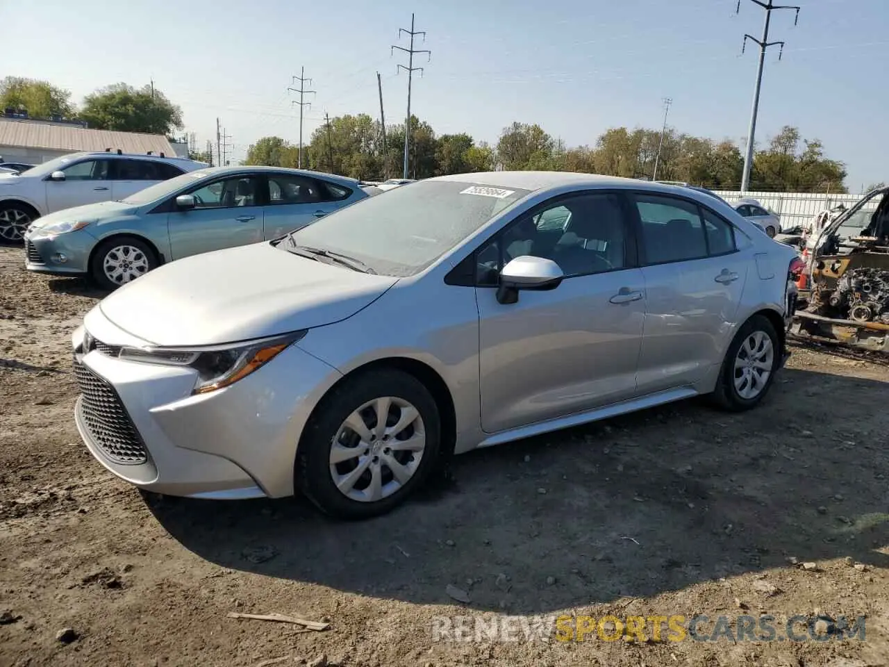1 Photograph of a damaged car 5YFEPMAE9MP169707 TOYOTA COROLLA 2021