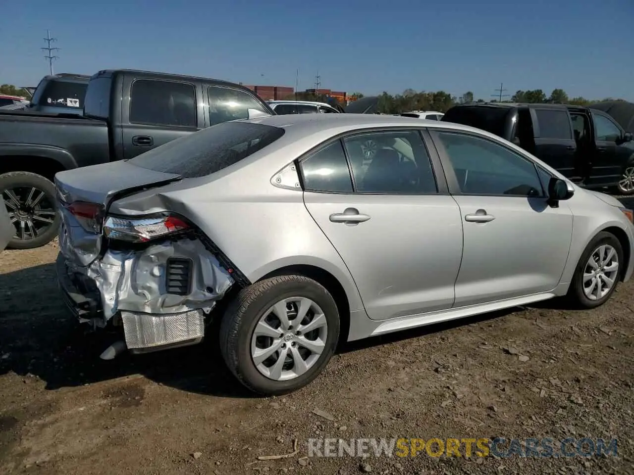 3 Photograph of a damaged car 5YFEPMAE9MP169707 TOYOTA COROLLA 2021