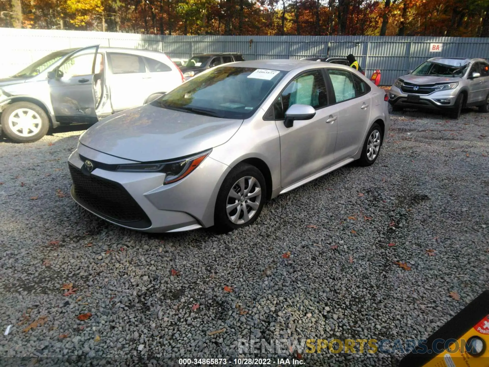 2 Photograph of a damaged car 5YFEPMAE9MP171831 TOYOTA COROLLA 2021