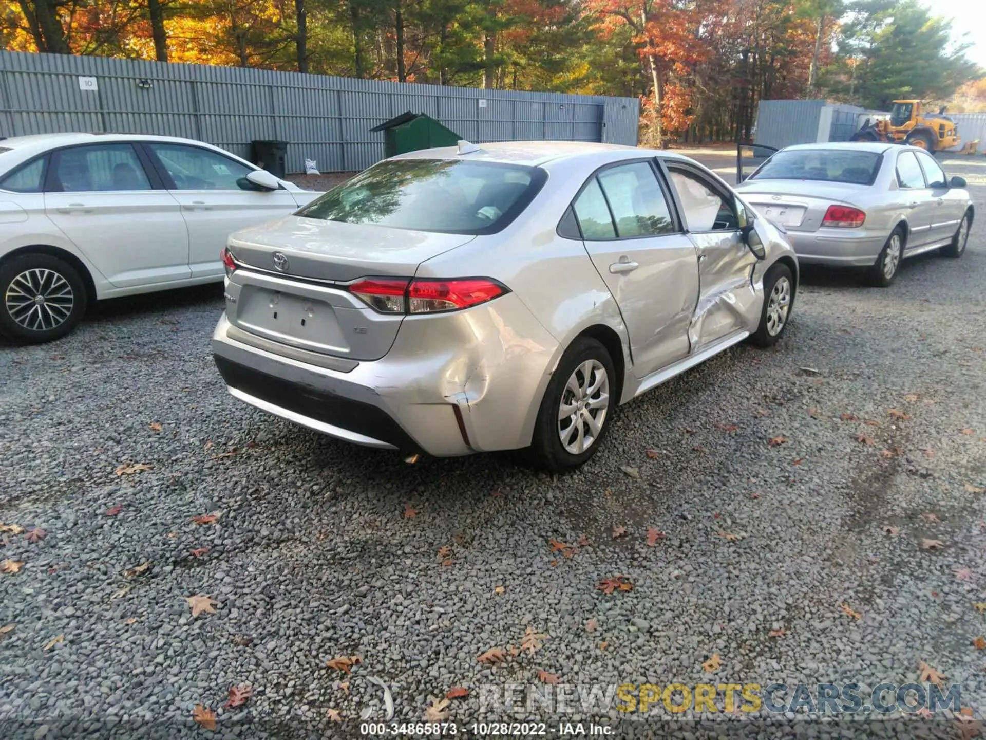 4 Photograph of a damaged car 5YFEPMAE9MP171831 TOYOTA COROLLA 2021