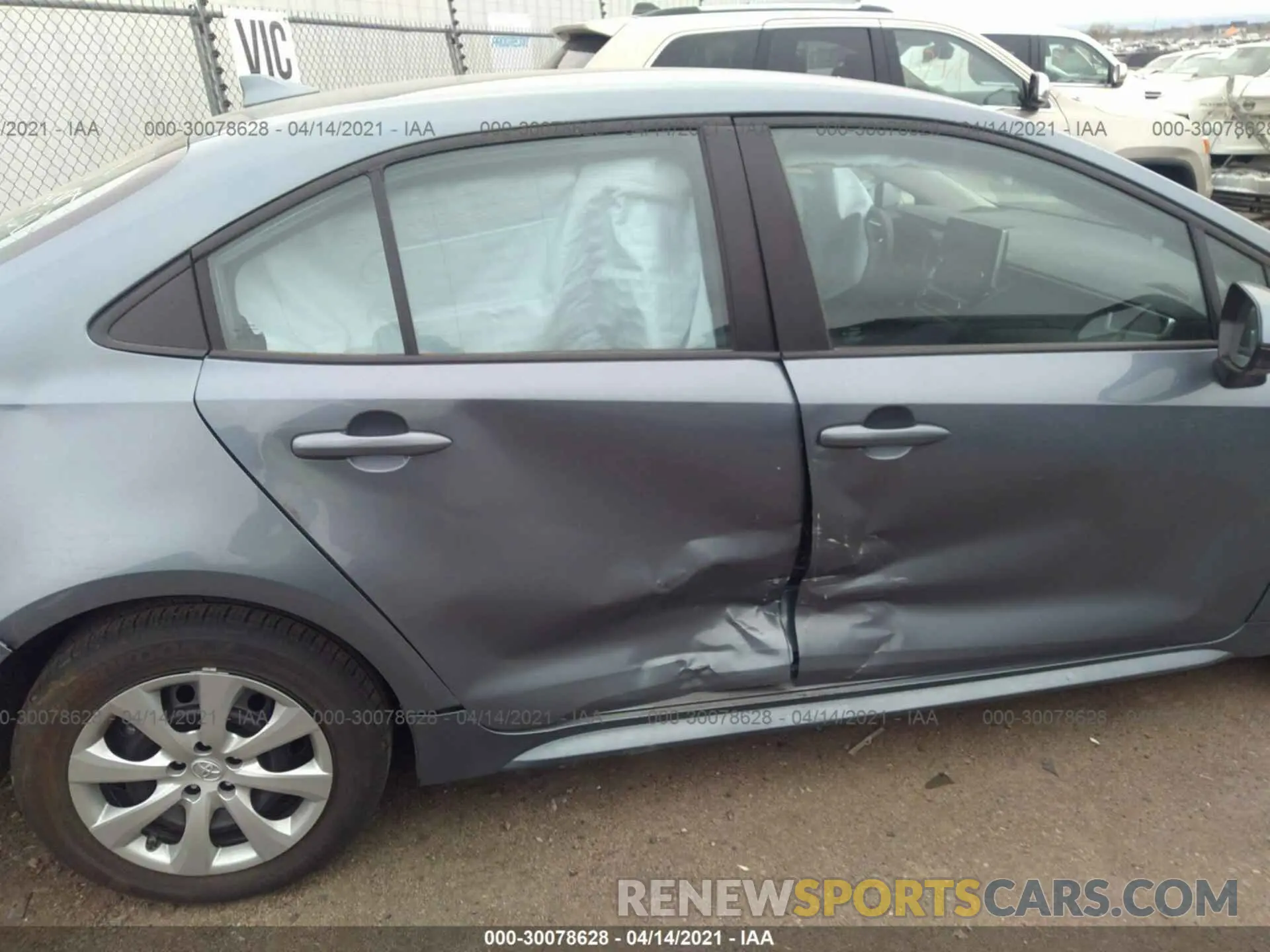 6 Photograph of a damaged car 5YFEPMAE9MP176365 TOYOTA COROLLA 2021