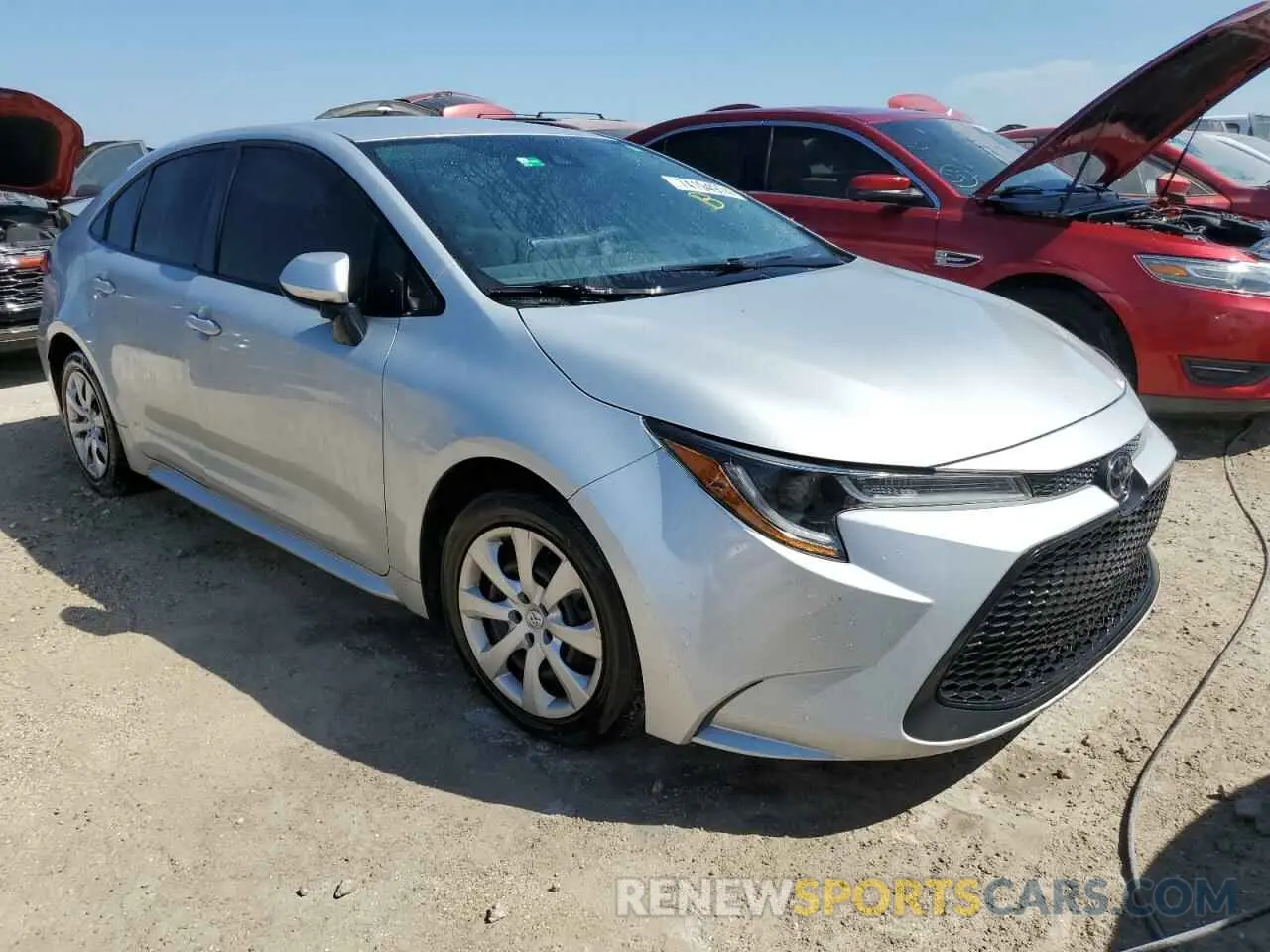 4 Фотография поврежденного автомобиля 5YFEPMAE9MP186054 TOYOTA COROLLA 2021