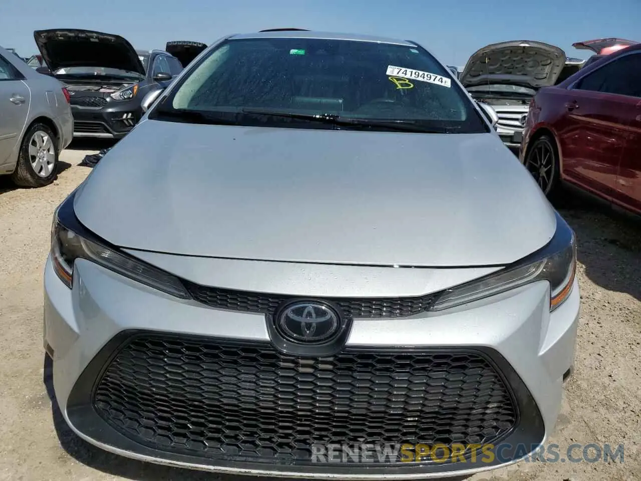 5 Фотография поврежденного автомобиля 5YFEPMAE9MP186054 TOYOTA COROLLA 2021
