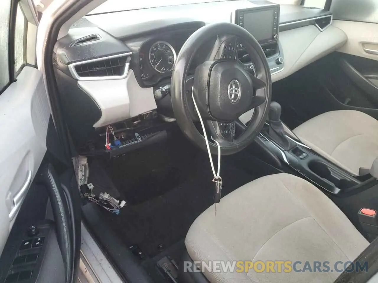 8 Фотография поврежденного автомобиля 5YFEPMAE9MP186054 TOYOTA COROLLA 2021