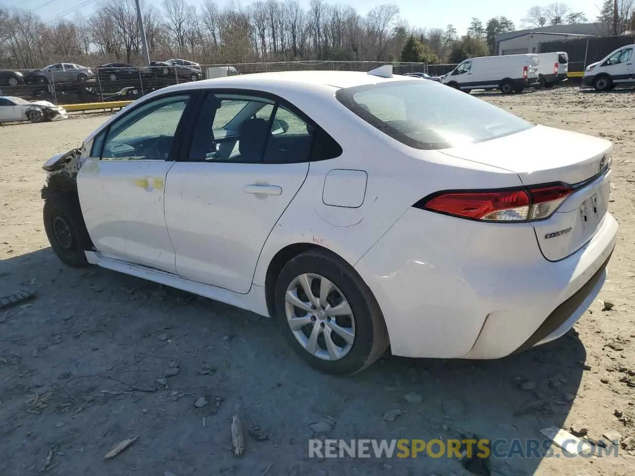 2 Photograph of a damaged car 5YFEPMAE9MP189245 TOYOTA COROLLA 2021