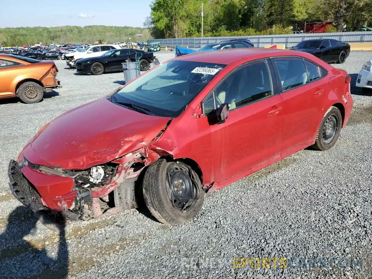 1 Фотография поврежденного автомобиля 5YFEPMAE9MP189634 TOYOTA COROLLA 2021