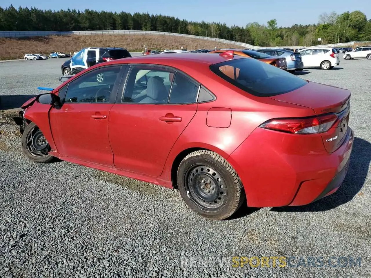 2 Фотография поврежденного автомобиля 5YFEPMAE9MP189634 TOYOTA COROLLA 2021