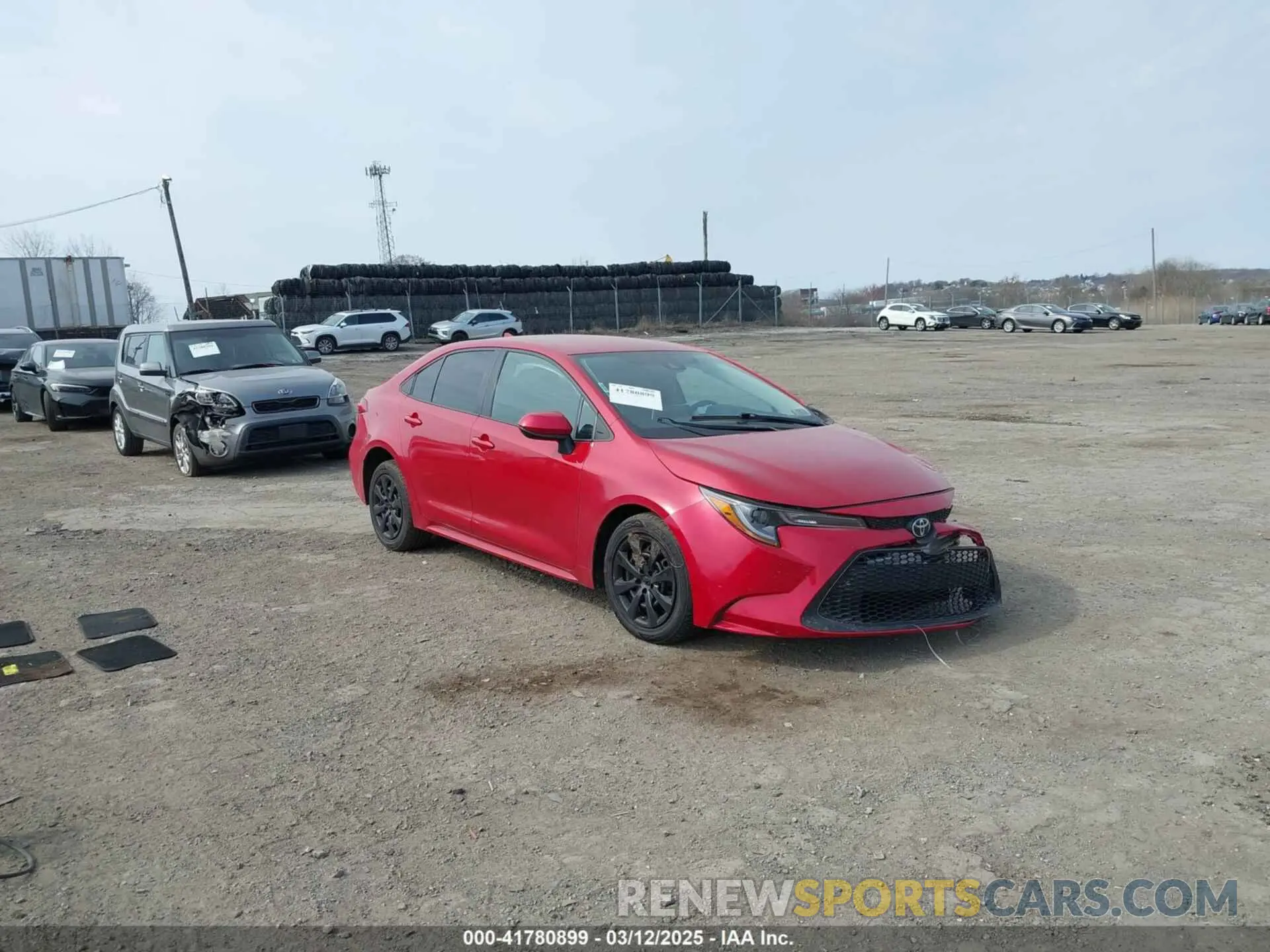 1 Photograph of a damaged car 5YFEPMAE9MP190430 TOYOTA COROLLA 2021