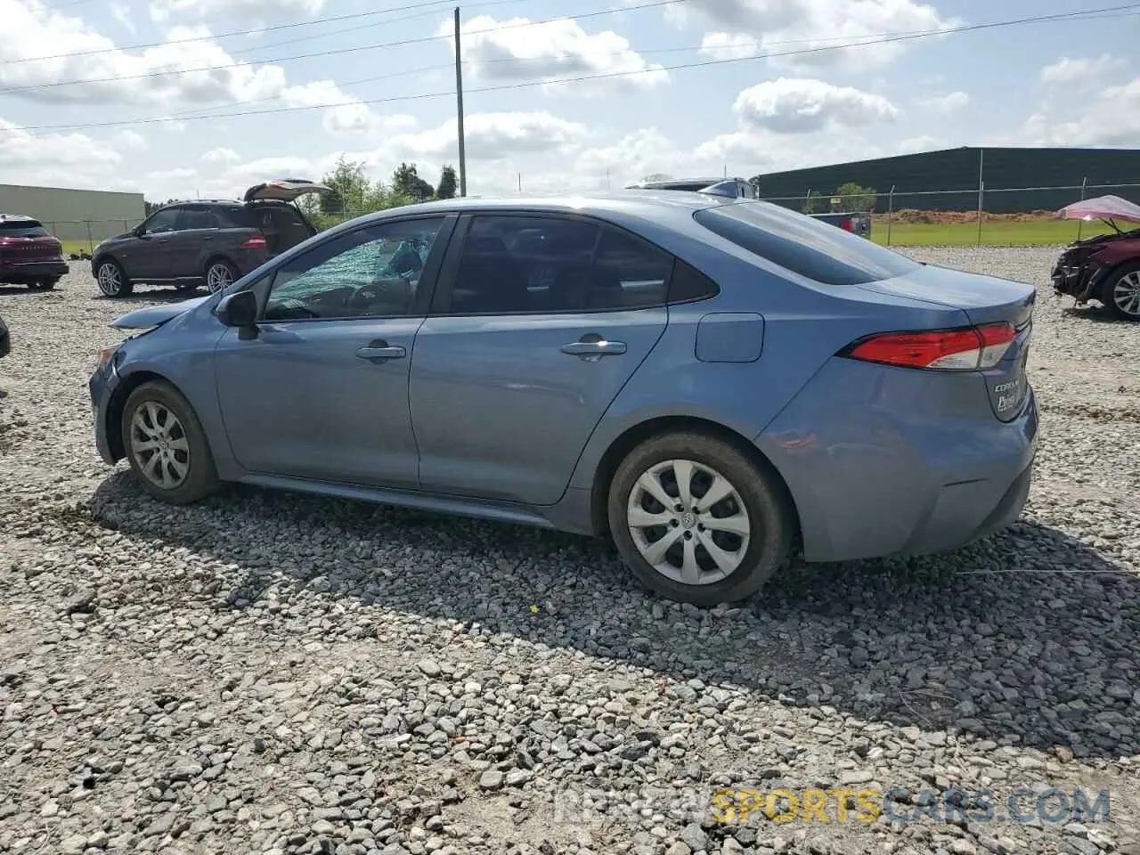 2 Photograph of a damaged car 5YFEPMAE9MP203094 TOYOTA COROLLA 2021