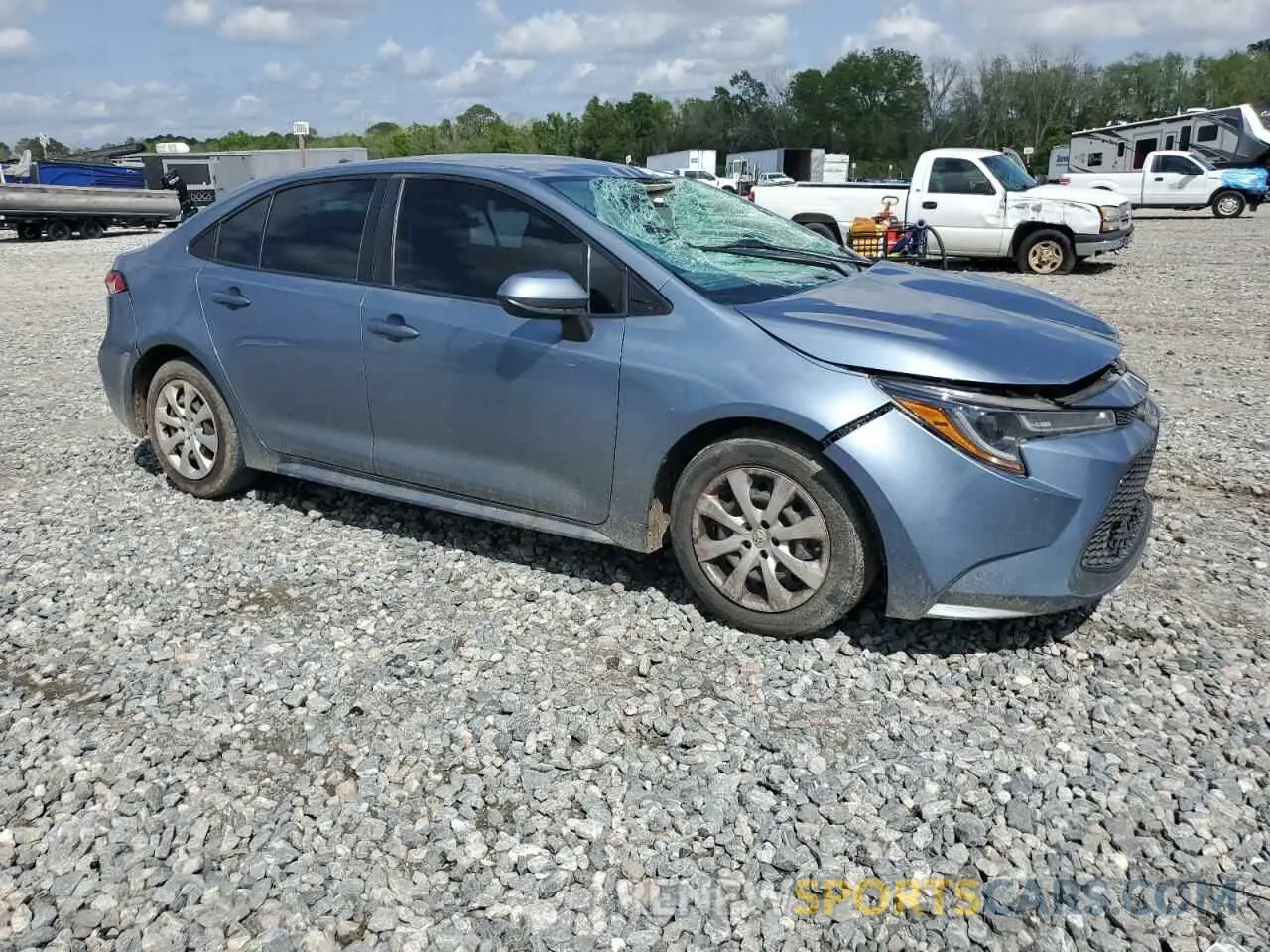 4 Photograph of a damaged car 5YFEPMAE9MP203094 TOYOTA COROLLA 2021