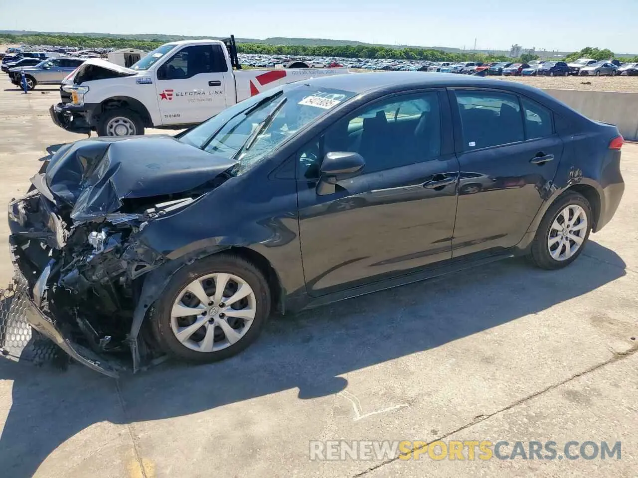 1 Photograph of a damaged car 5YFEPMAE9MP203600 TOYOTA COROLLA 2021