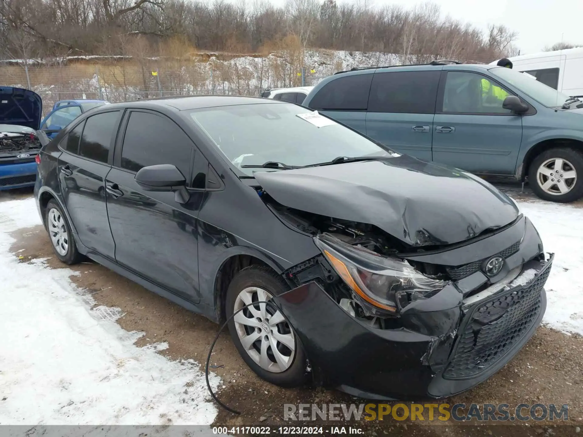 1 Photograph of a damaged car 5YFEPMAE9MP209316 TOYOTA COROLLA 2021