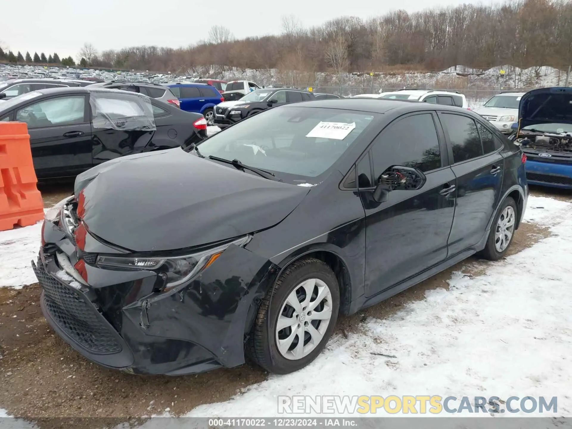 2 Photograph of a damaged car 5YFEPMAE9MP209316 TOYOTA COROLLA 2021