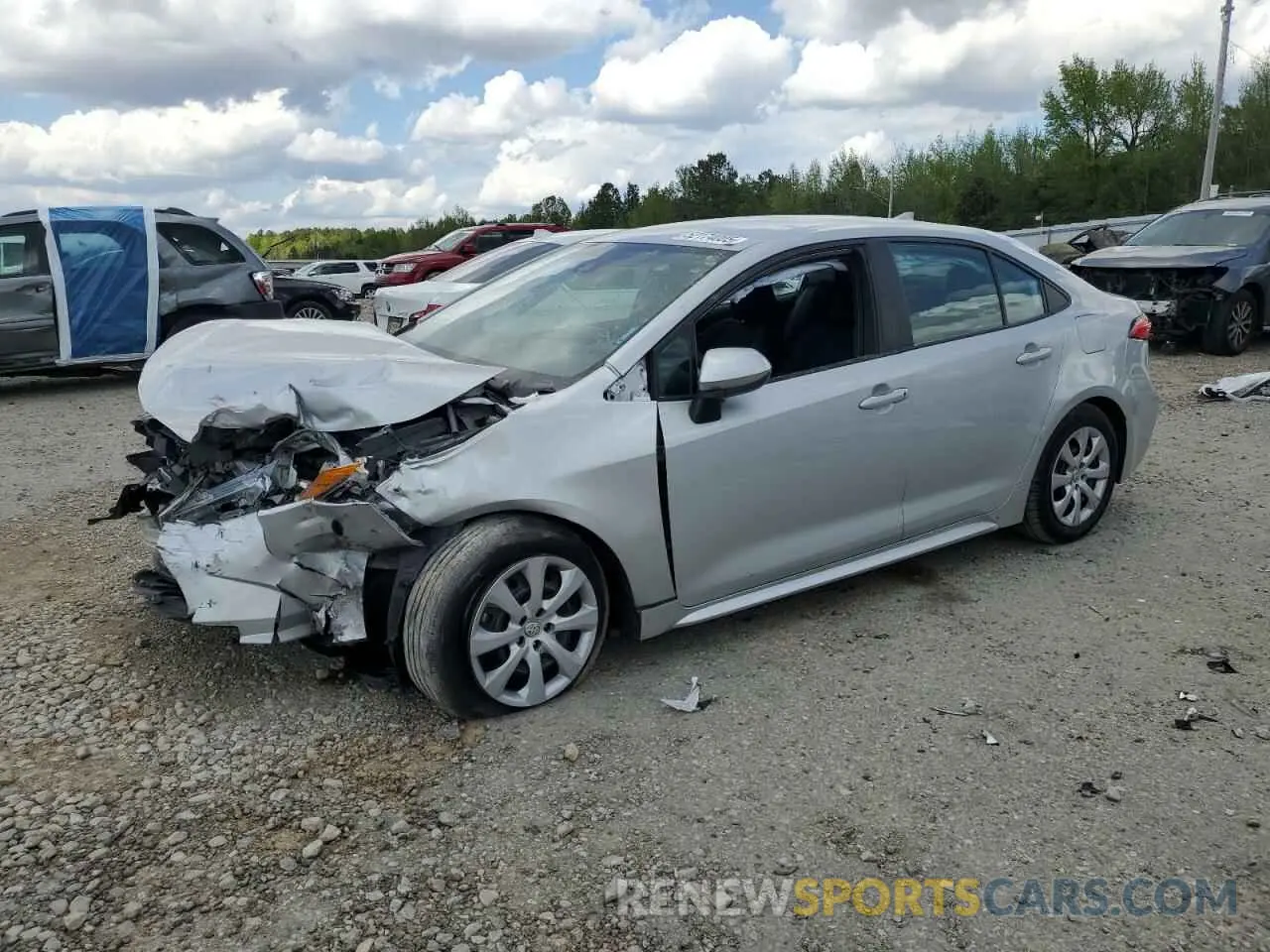 1 Фотография поврежденного автомобиля 5YFEPMAE9MP213480 TOYOTA COROLLA 2021