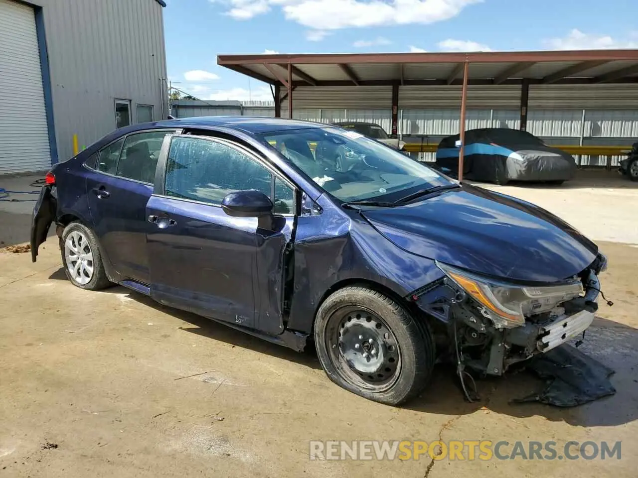 4 Photograph of a damaged car 5YFEPMAE9MP223359 TOYOTA COROLLA 2021